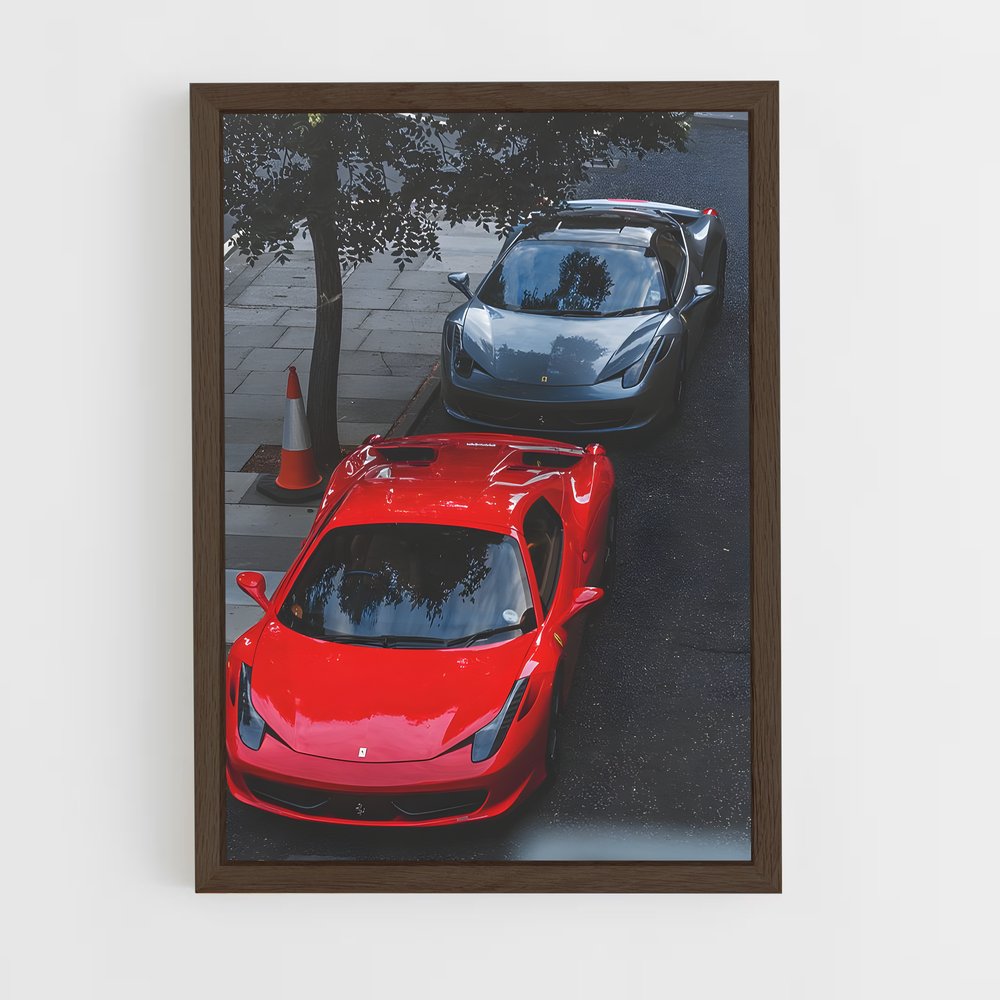 Poster italia Rouge – affiche Ferrari (vue 5)